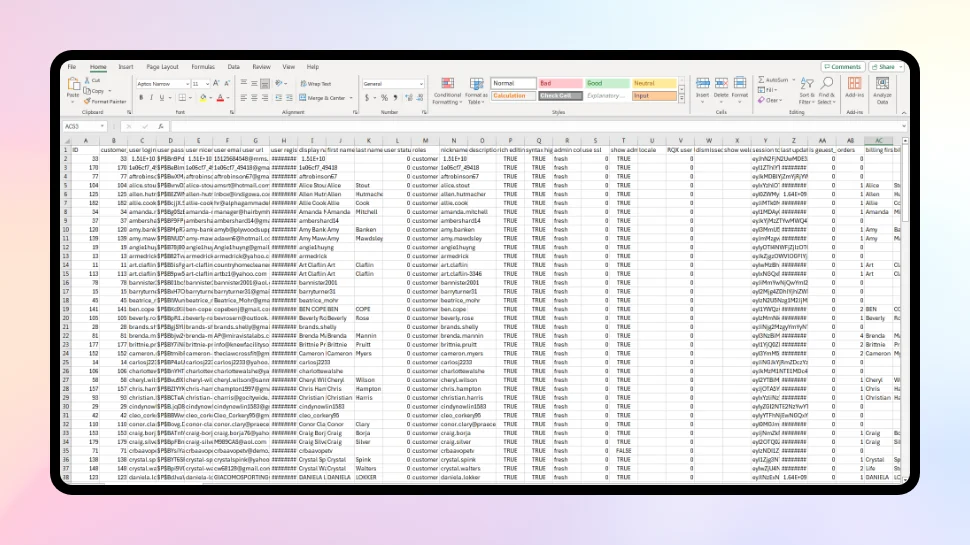 Check and Correct Product Data